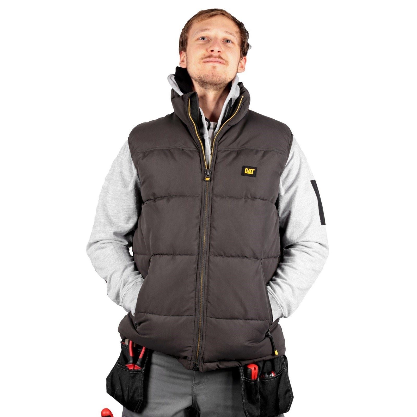 Caterpillar vest sales hooded