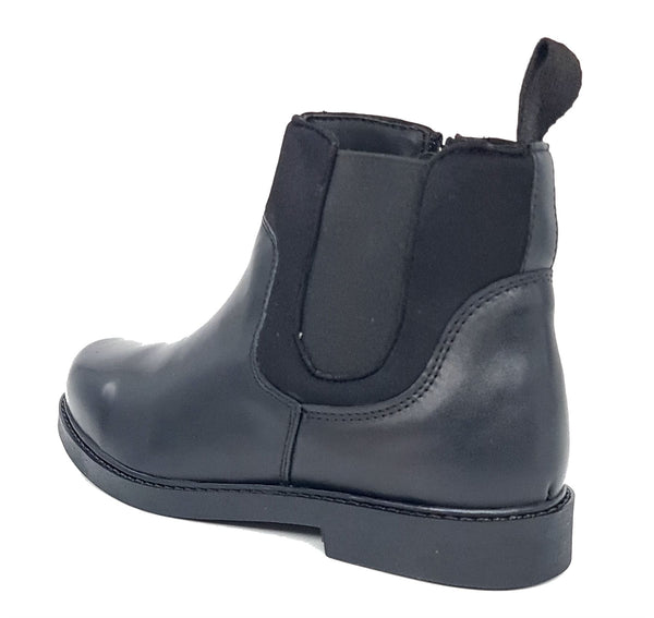 Frank James Epsom Kids' Leather Neoprene Zip Up Chelsea Boots