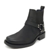 HX London Malden Western Ankle Biker Leather Boots