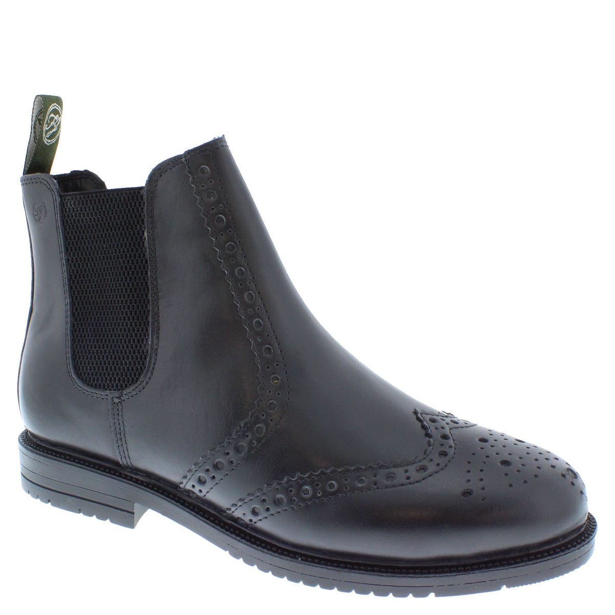 Frank James Peckham Men's & Kids Leather Brogue Chelsea Boots