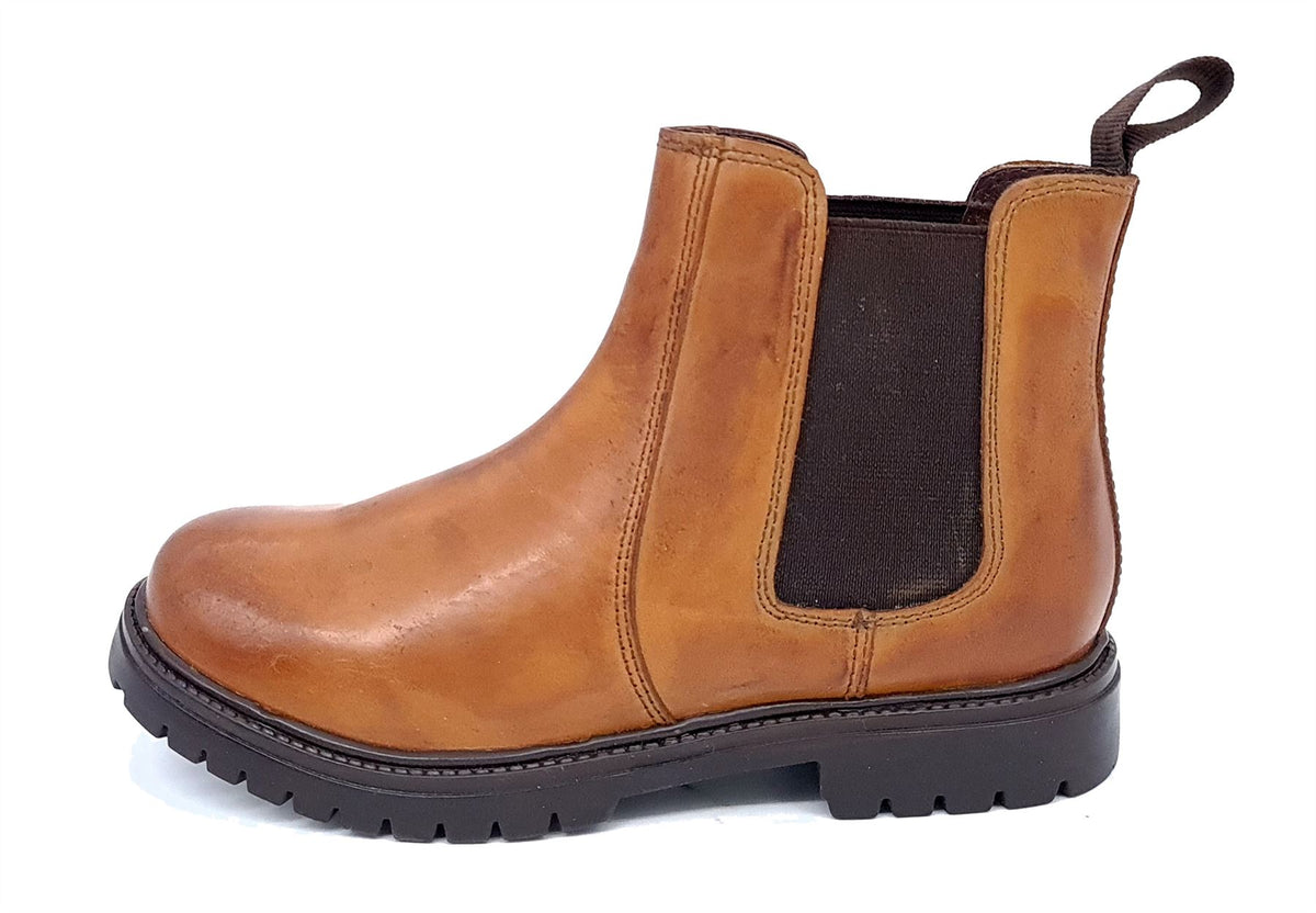 Frank James Rutland Kids' Leather Chelsea Dealer Boots