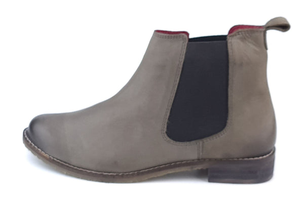 Frank James Aintree Women's Leather Nubuck Pull On Chelsea Boots