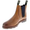 Frank James Brigstock Men's Leather Brogue Pull On Chelsea Dealer Boots