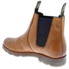 Frank James Brigstock Men's Leather Brogue Pull On Chelsea Dealer Boots