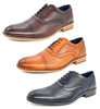 Herbert Frank Holborn Men's Leather Oxford Cap Shoes