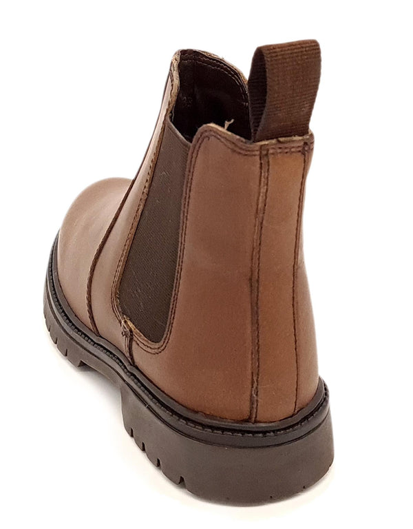 Frank James Rutland Kids' Leather Chelsea Dealer Boots