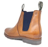 Frank James Brigstock Men's Leather Brogue Pull On Chelsea Dealer Boots