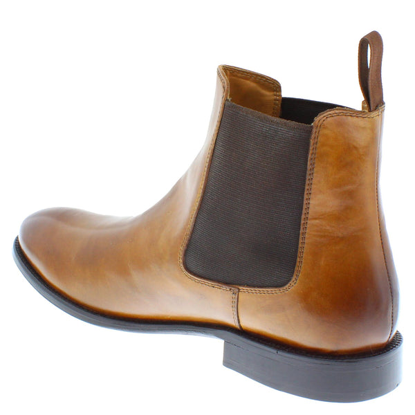 Frank James Windsor Men's Leather Sole Pull On Chelsea Boots