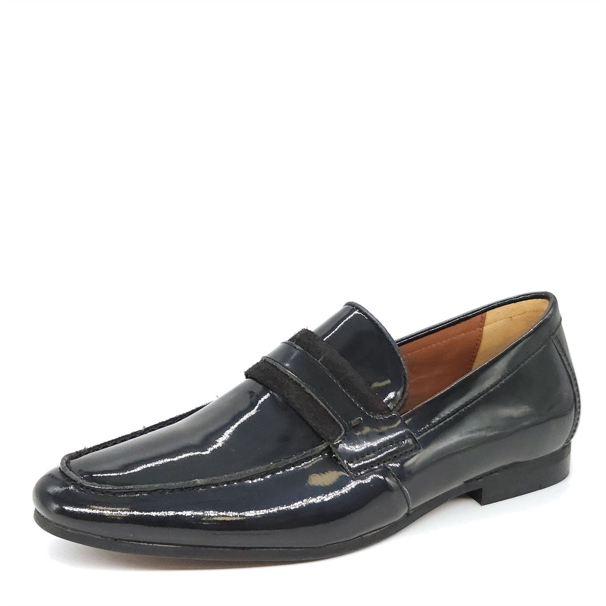 HX London Croydon Patent Leather Loafers