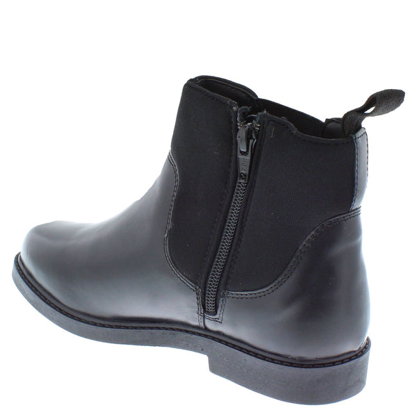 Frank James Epsom Kids' Leather Neoprene Zip Up Chelsea Boots