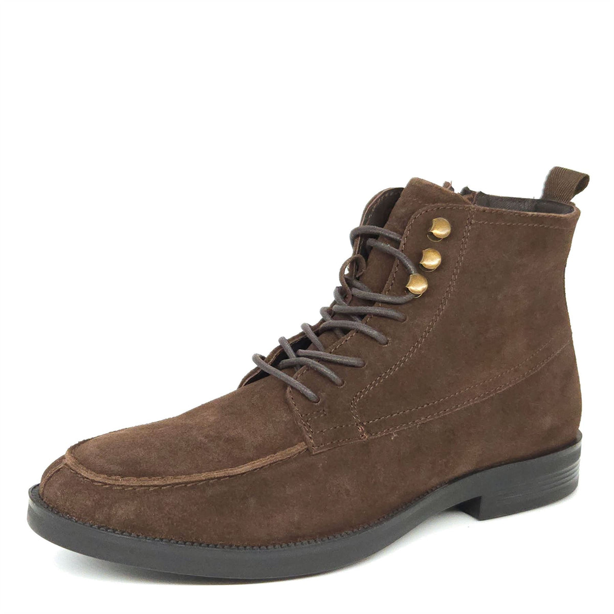 HX London Ealing Suede Lace Up Leather Boots