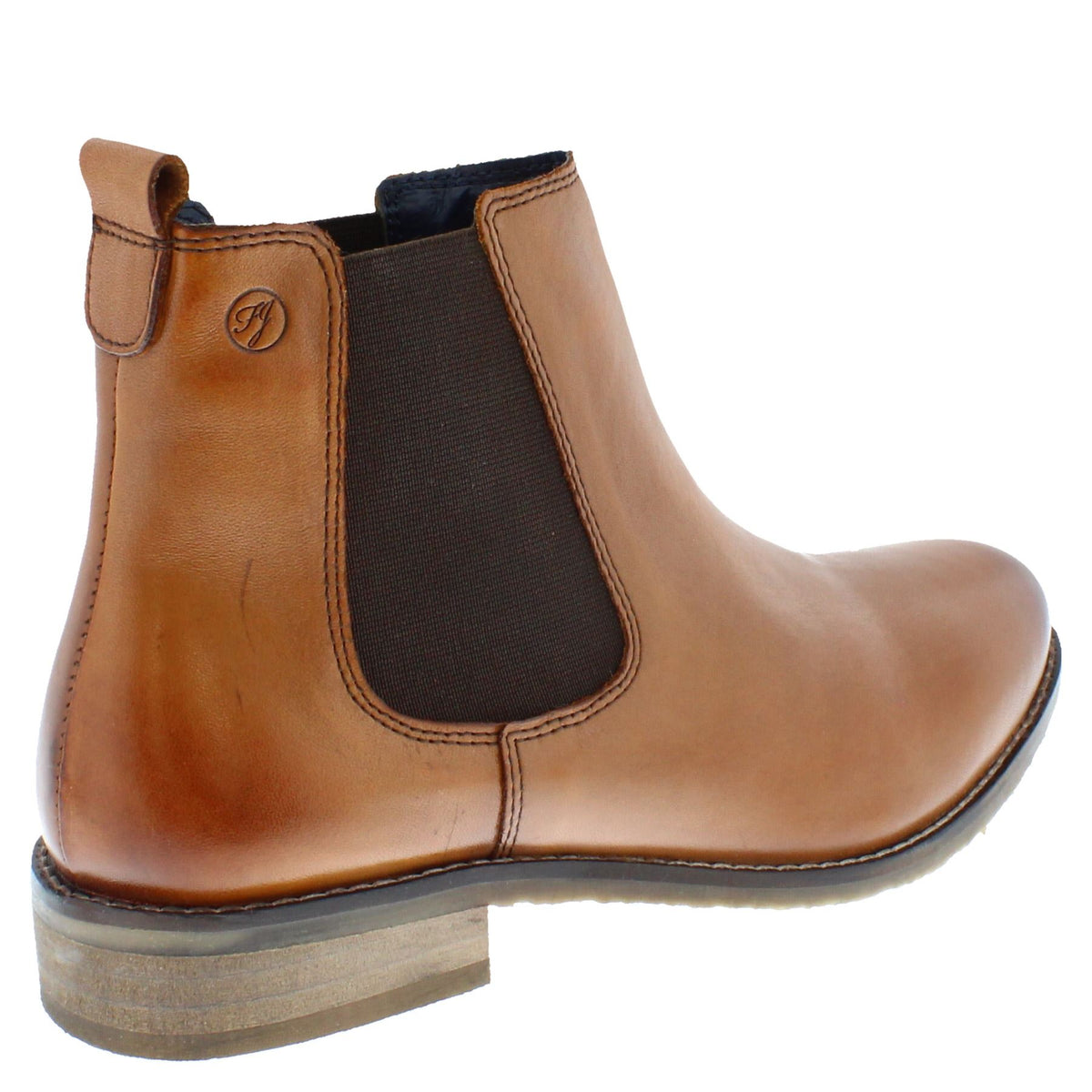 Frank James Aintree Women's Leather Pull On Chelsea Boots