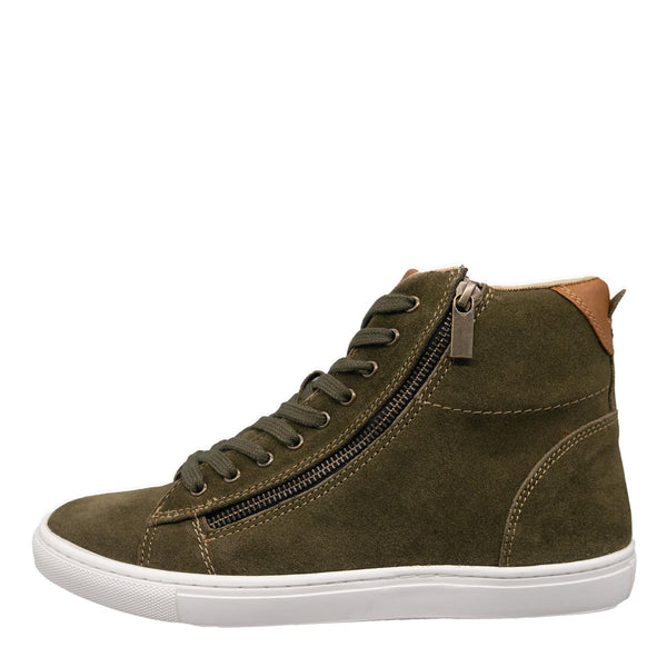 HX London Ilford Suede High Top Trainers