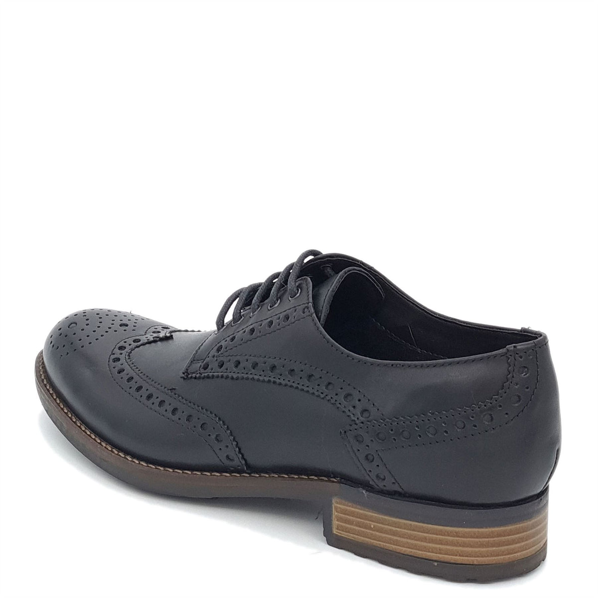 HX London Wandsworth Brogue Leather Shoes