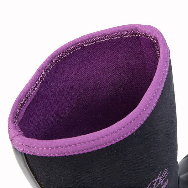 Woodland Pull On Plain Neoprene Ladies Quality Wellingtons