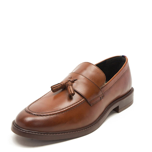 Thomas Crick Clayton Leather Tassel Loafers