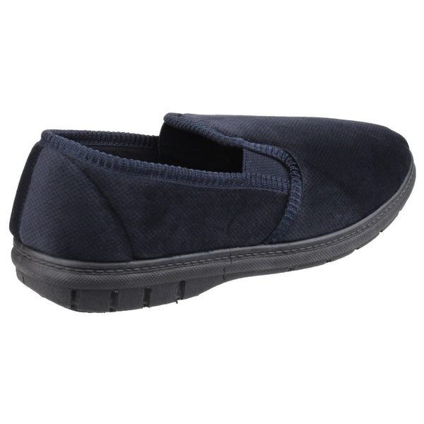 Fleet & Foster John Twin Gusset Memory Foam Slippers