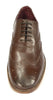 London Brogues Men's Leather Lace Up Wingtip Gatsby Brogues