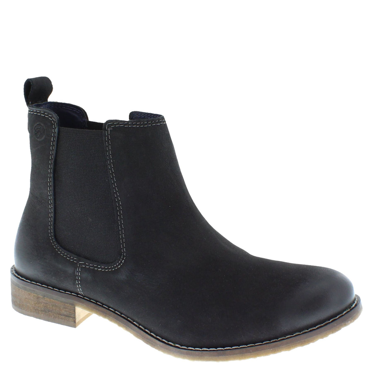 Frank James Aintree Women's Leather Nubuck Pull On Chelsea Boots