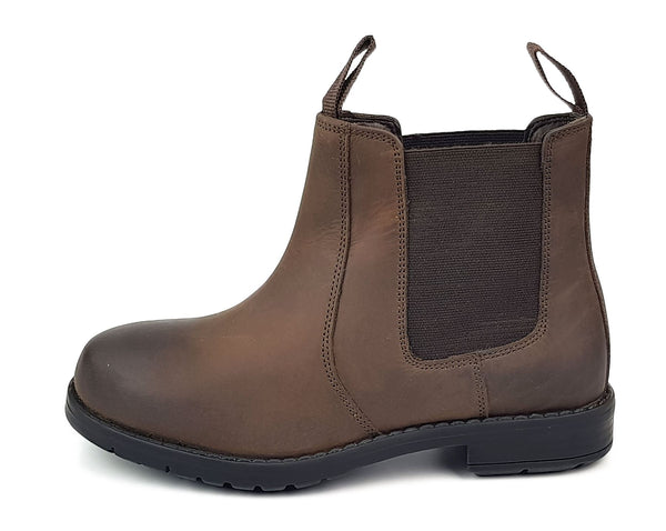 New Earth Rider 2 Boys Leather Dealer Jodhpur Boots