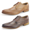 Frank James Clapham Men's Leather Brogue Lace Up Formal Shoes