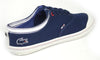 Lacoste Manville Tennis AP SRM Men's Canvas Shoes Navy Blue Trainers