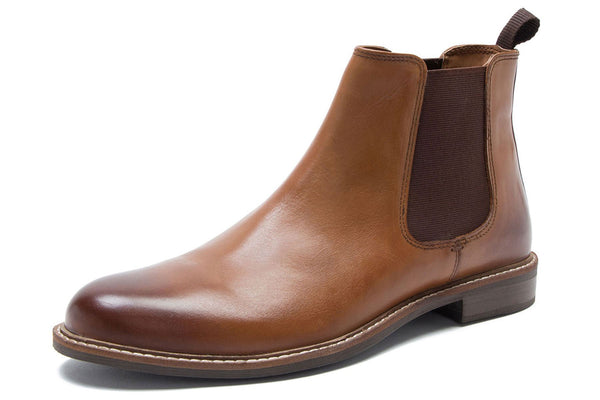 Red Tape Crick Bateman Men's Leather Pull On Chelsea Boots