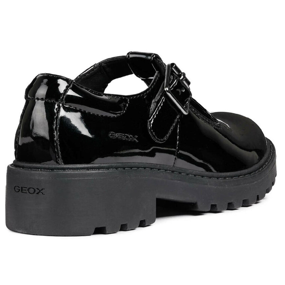 Geox Girls School Buckle J Casey G. E Shoes