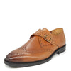 HX London Barnet Monk Strap Brogue Leather Shoes