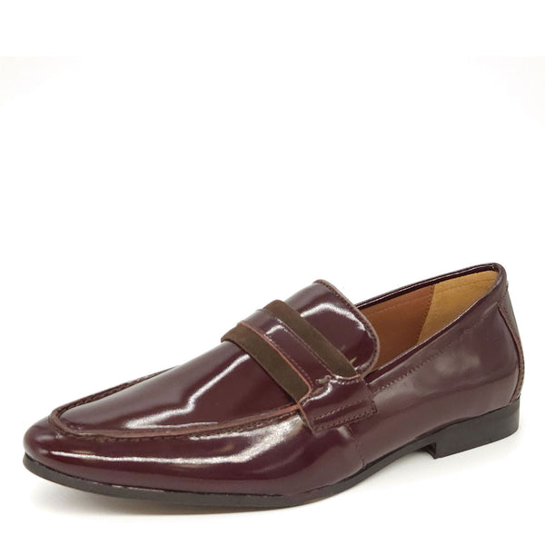 HX London Croydon Patent Leather Loafers