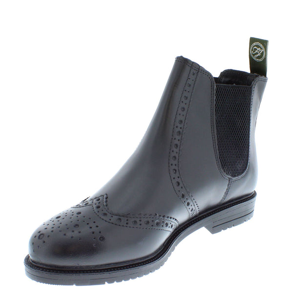 Frank James Peckham Men's & Kids Leather Brogue Chelsea Boots