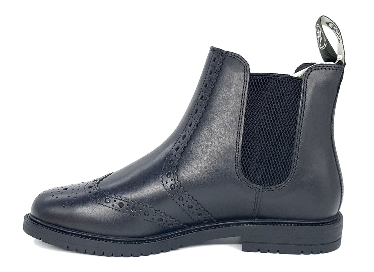 Frank James Peckham Men's & Kids Leather Brogue Chelsea Boots