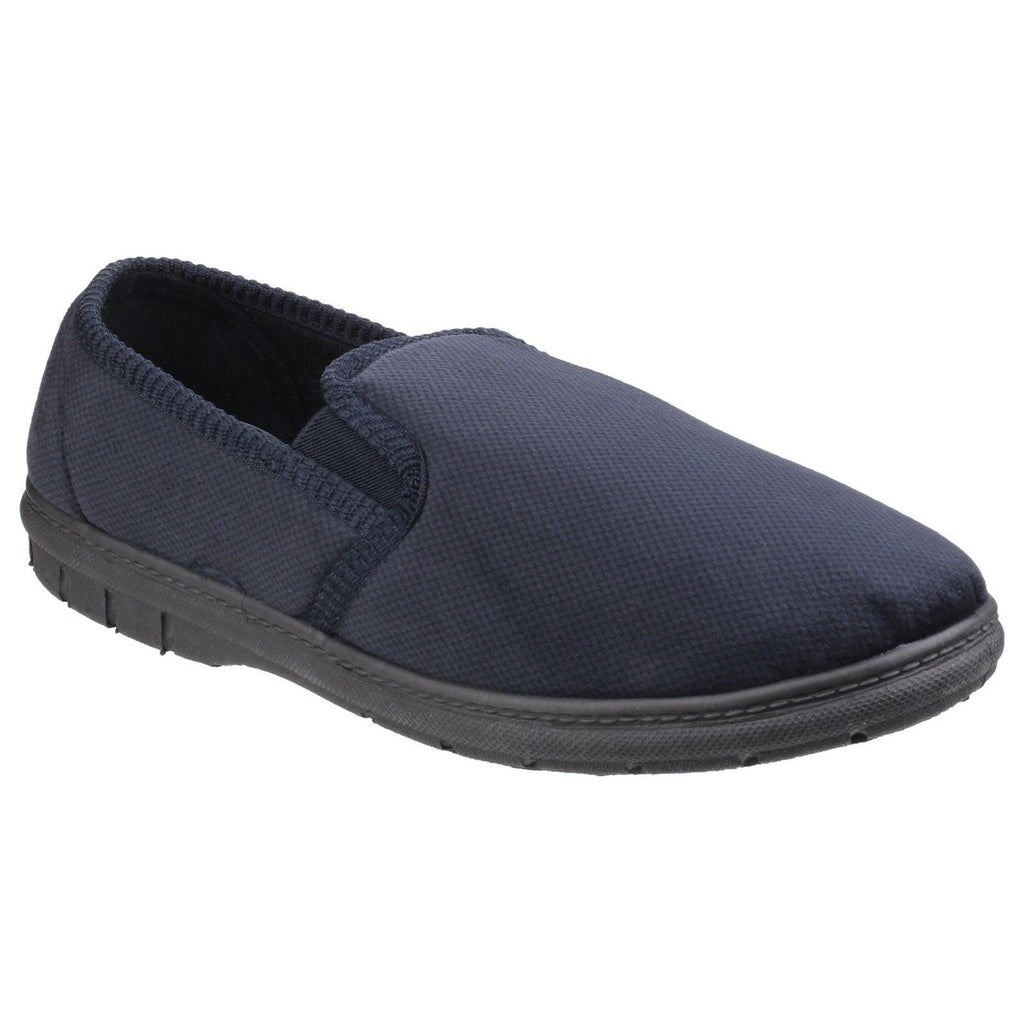 Fleet & Foster John Twin Gusset Memory Foam Slippers