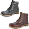 HX London Hounslow Lace Up Leather Boots