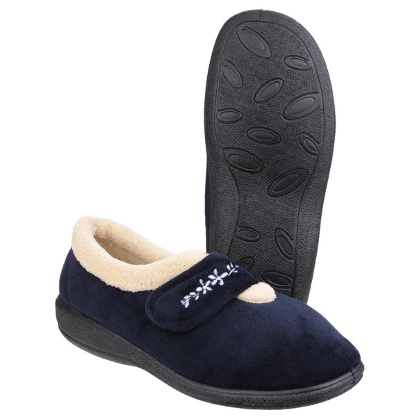 Fleet & Foster Capa Touch Fastening Memory Foam Slippers