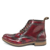 HX London Kingston Brogue Lace Up Leather Boots