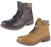 Wrangler Hill Tweed Men's Leather Lace Up Combat Boots