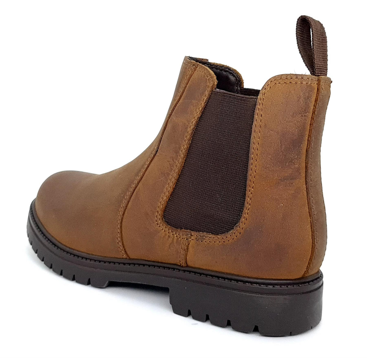 Frank James Rutland Kids' Leather Chelsea Dealer Boots