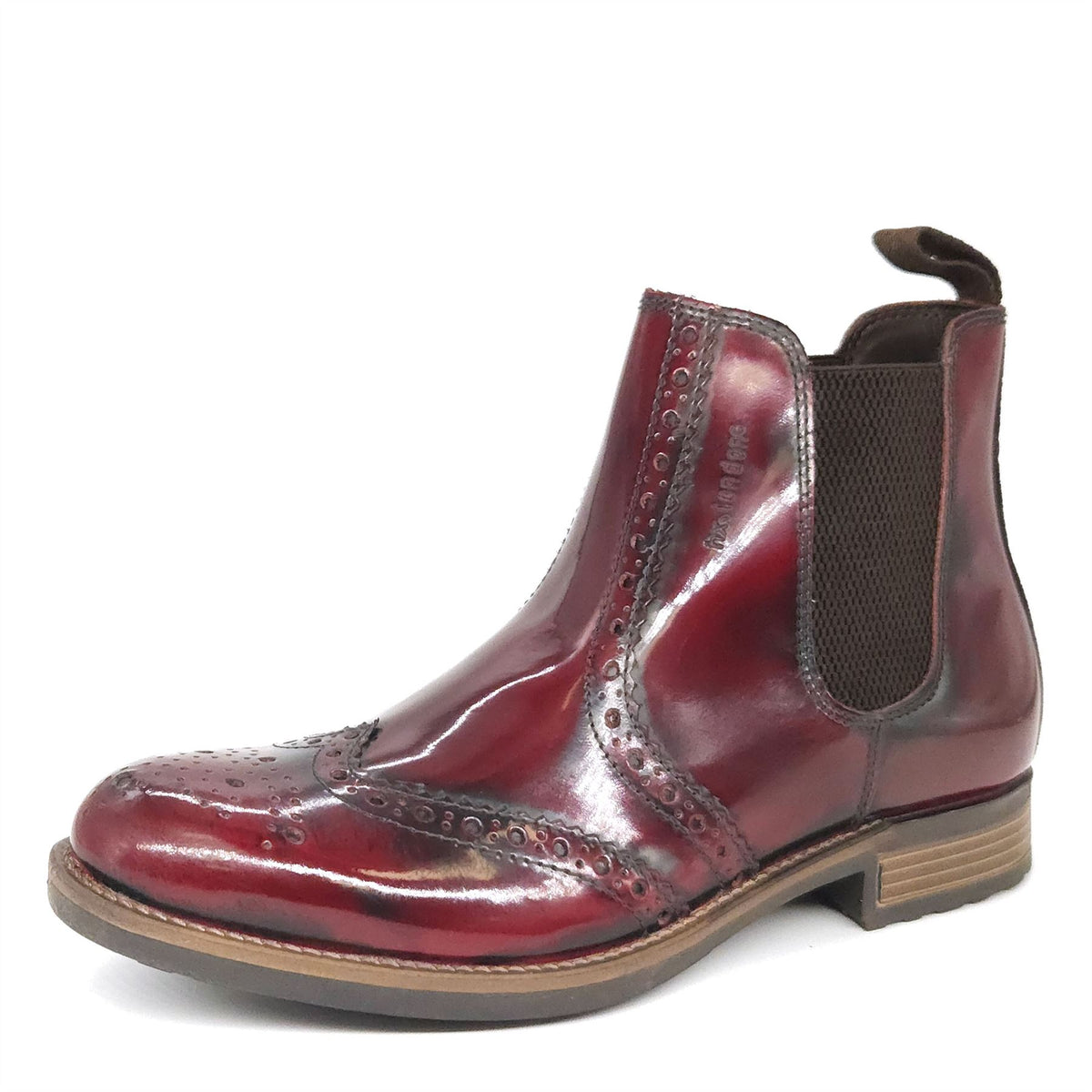 HX London Albert Brogue Chelsea Leather Boots