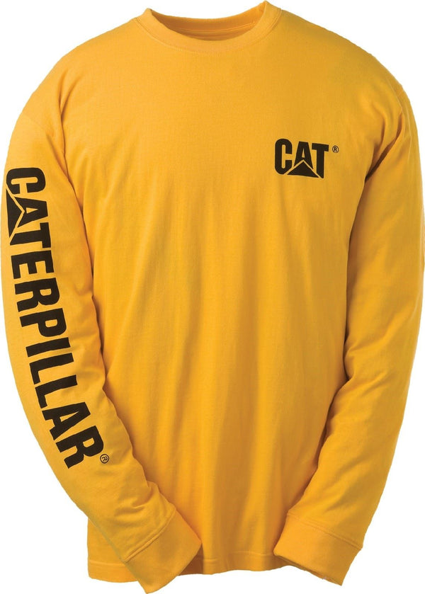 Caterpillar Trademark Banner Long Sleeve T-Shirt