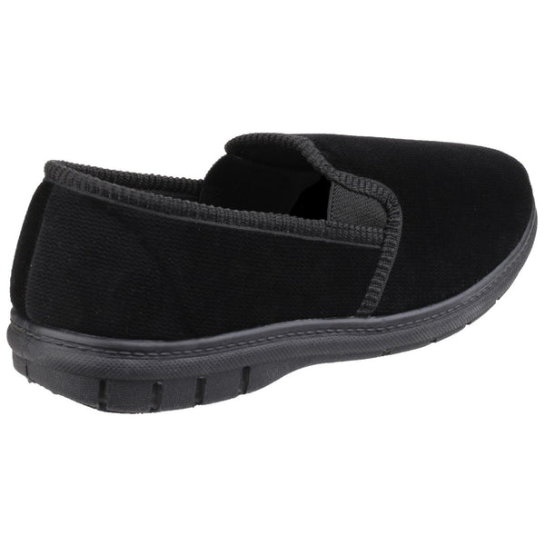 Fleet & Foster John Twin Gusset Memory Foam Slippers