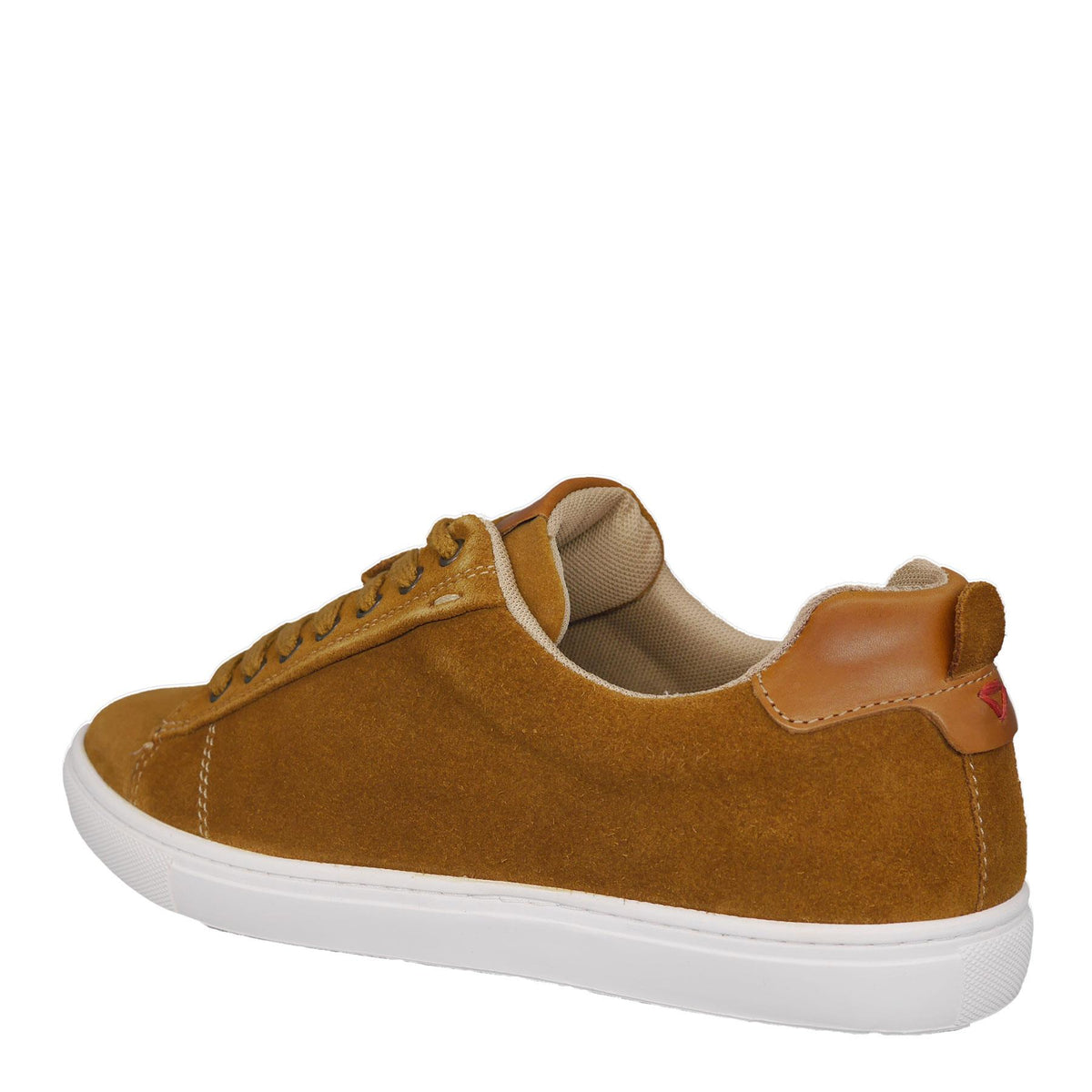 HX London Romford Suede Smart Lace Up Trainers