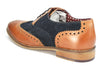 London Brogues Men's Leather Lace Up Wingtip Gatsby Brogues