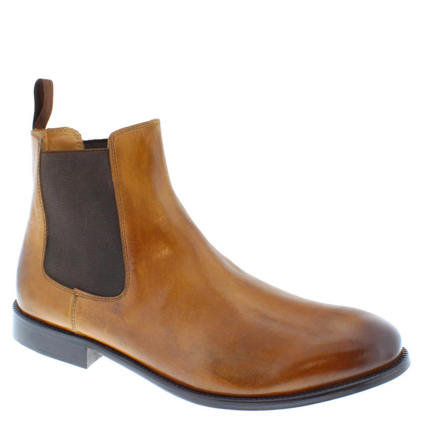 Frank James Windsor Men's Leather Sole Pull On Chelsea Boots