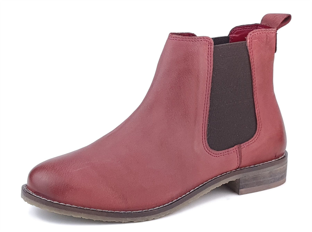 Frank James Aintree Women's Leather Nubuck Pull On Chelsea Boots