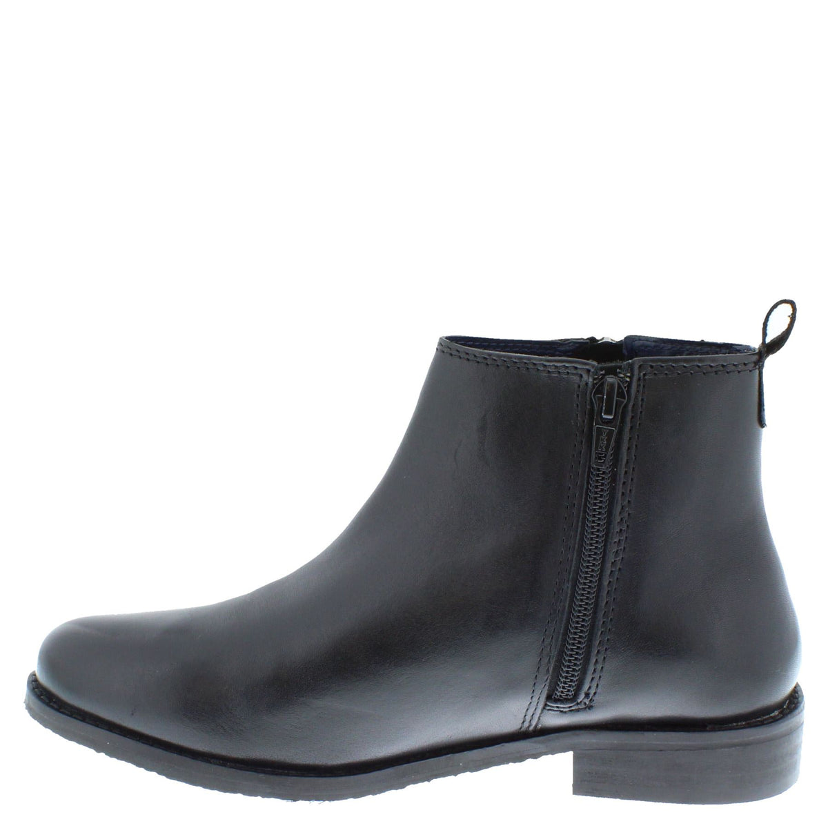 Frank James Newbury Women's Leather Zip Up Chelsea Boots