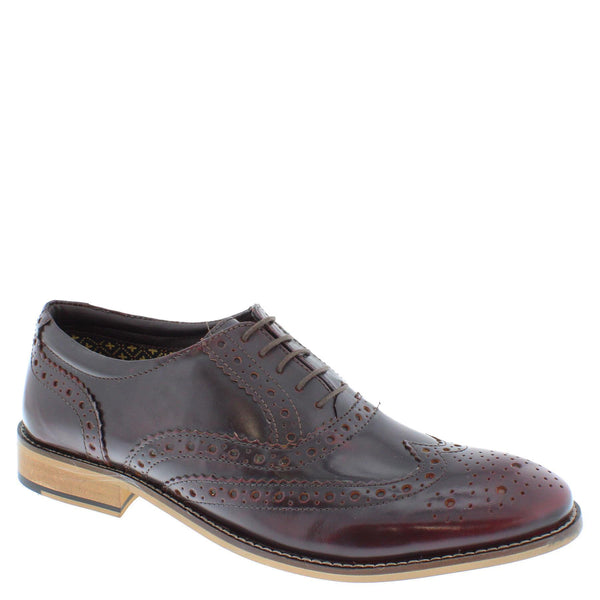 Herbert Frank Enfield Men's Leather Lace Up Brogue Shoes