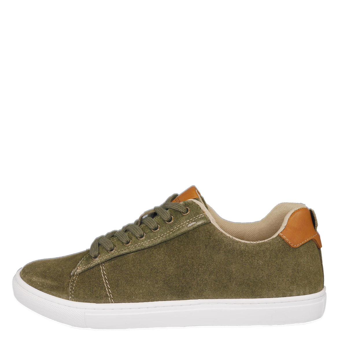 HX London Romford Suede Smart Lace Up Trainers