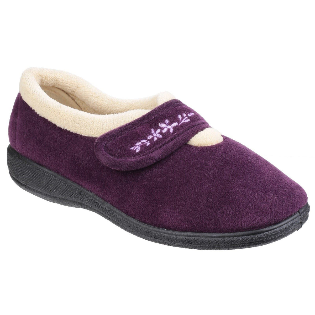 Fleet & Foster Capa Touch Fastening Memory Foam Slippers