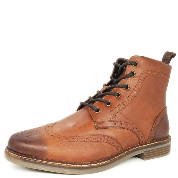 Red Tape Crick Dixon Men's Leather Lace Up Brogue Boots